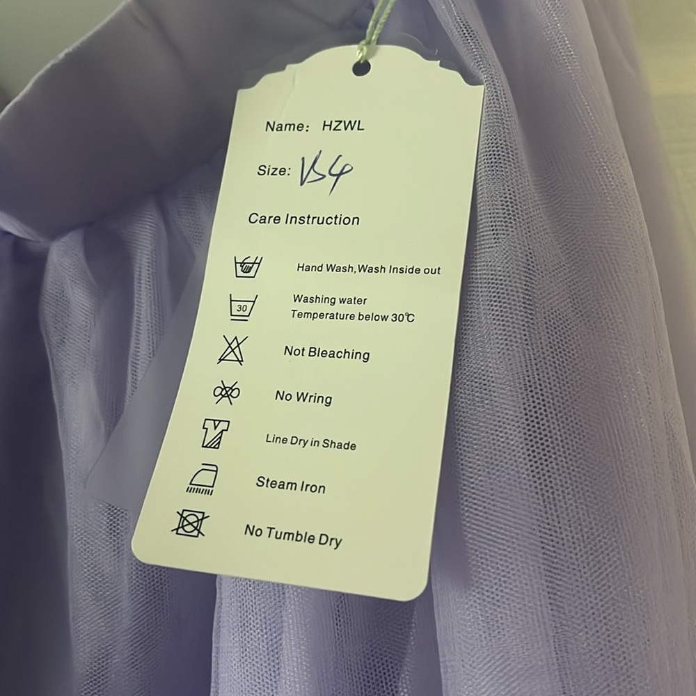 Women Maxi Long Tulle Skirt Floor lavender I have two one size 2 and other 4/5 - Picture 4 of 4